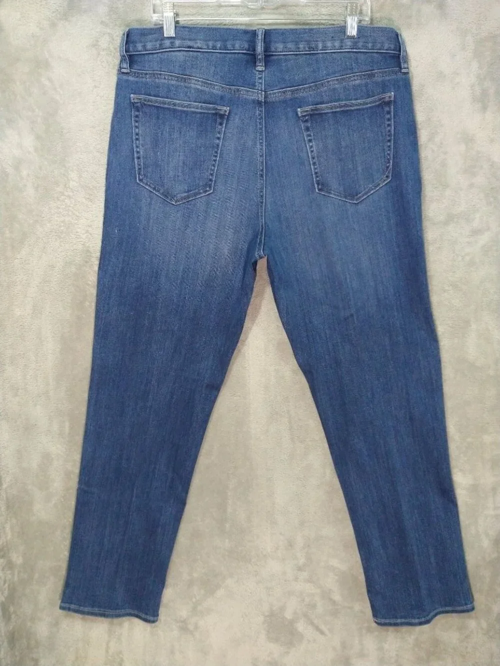 Banana Republic Jeans Mens 36x32 Blue Denim Traveler Straight Fit Stretch